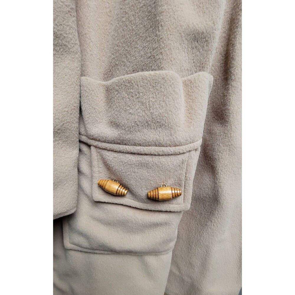 Vintage Susan Lynn Car Coat Golden Beige Light Academia Scandinavian Retro Indie - Picture 6 of 7